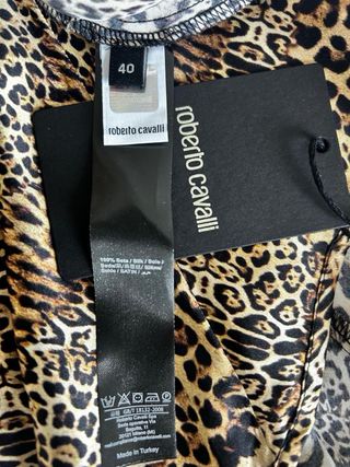 Abito in seta Roberto Cavalli