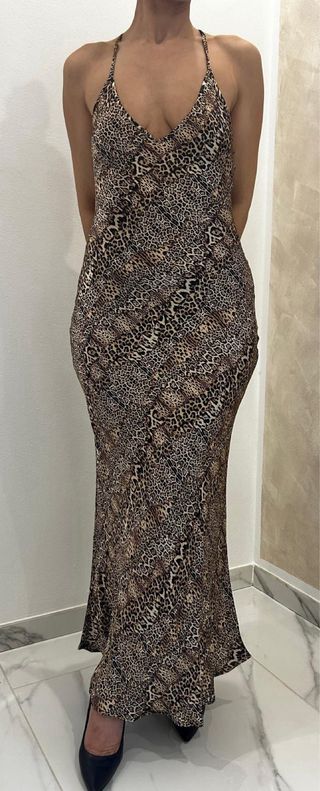 Abito in seta Roberto Cavalli