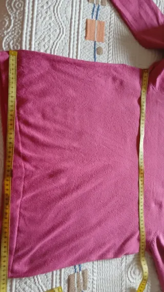 Jersey Cappuccini cuello pico mujer rosa