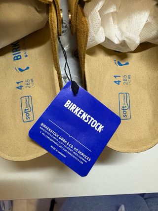 Zuecos Birkenstock Marrones Talla 41