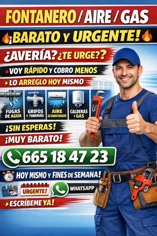Servicios Fontanero, Aire Acondicionado y Gas