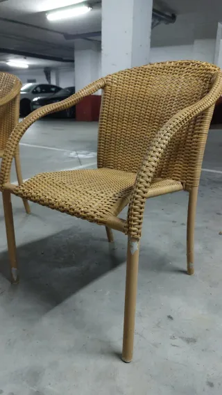 Conjunto de terraza (Mesa y 2 sillas)