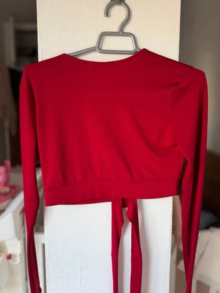 Blusa Believe manga larga talla M