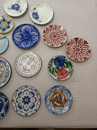 Platos de cerámica hechos a mano