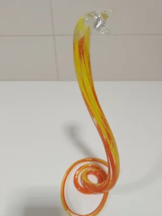 Víbora de cristal decorativa
