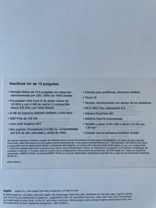 Macbook Air 2019 13 Gris