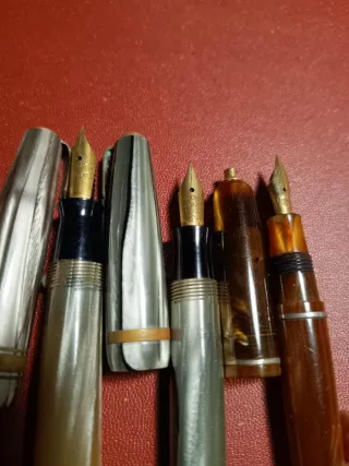 Lote 3 Plumas Antiguas Vintage