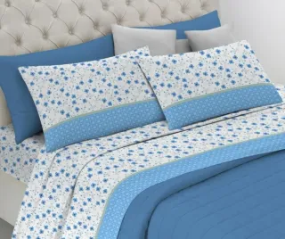 Set Lenzuola Matrimoniali Fantasia Foglie