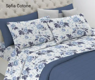 Set Lenzuola Matrimoniali Fantasia Foglie