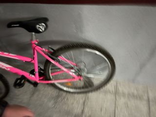 Bicicleta de Montaña Rosa y Blanca