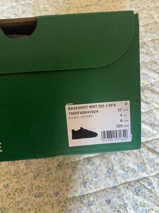Lacoste Baseshot WNT ante azul T.37 NUEVAS