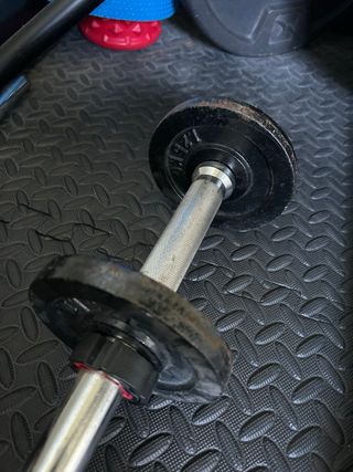 Set discos mancuerna barra Domyos