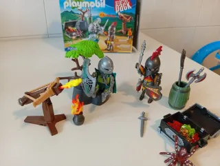 Playmobil Edad Media: Caballeros y Accesorios