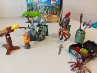 Playmobil Edad Media: Caballeros y Accesorios