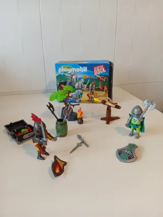 Playmobil Edad Media: Caballeros y Accesorios