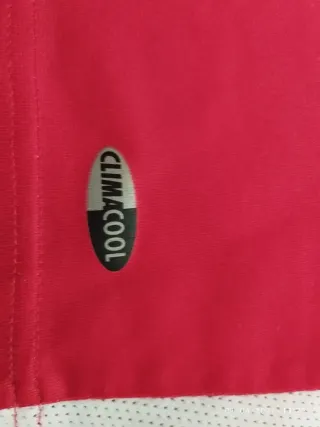 Camiseta Adidas Climacool Roja y Blanca.