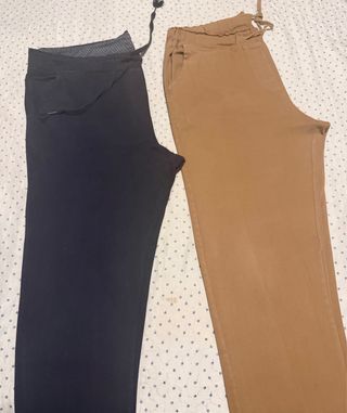 Lote 2 pantalones mujer Talla L Algodón