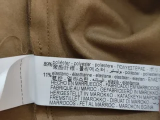 Vestido Zara largo camel