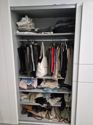 Armario puertas correderas blanco