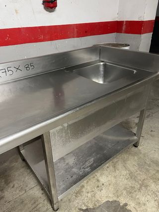 Fregadero de acero inoxidable