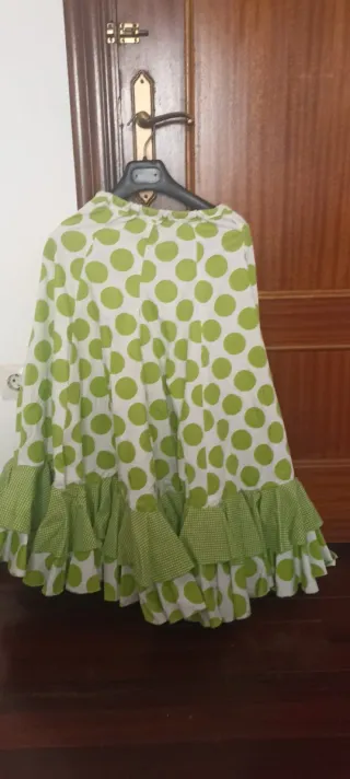 Gonne Flamenco per Bambina Rosa, Viola, Verde