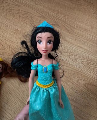 Muñecas Princesas Disney ariel bella jasmin rapunz
