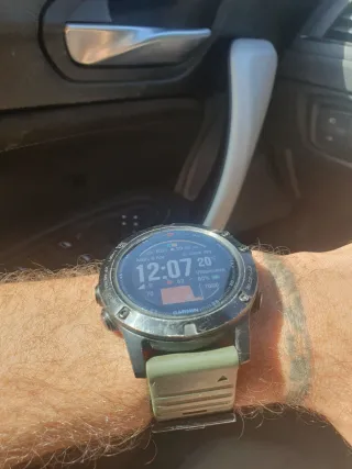 Garmin Fenix 5X Sapphire co. Correa verde