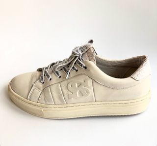 Zapatillas IKKS piel blancas