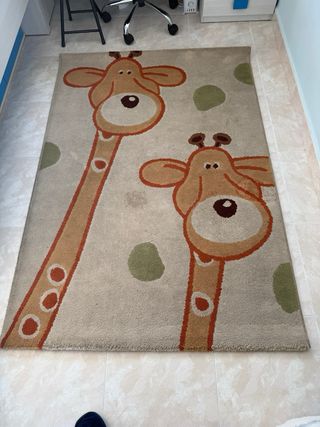 Alfombra infantil jirafas 1,70m x 1,20m