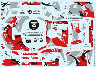 Maqueta coche Audi R8 LMS GT3 Macau FIA GT 1/24