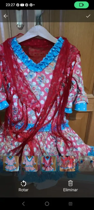 Traje Flamenca Niña 4-6 Años