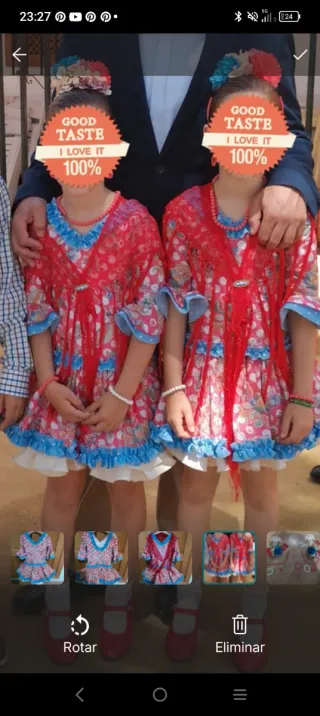 Traje Flamenca Niña 4-6 Años