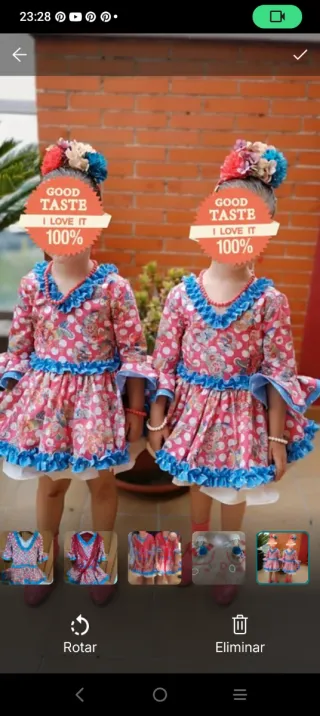 Traje Flamenca Niña 4-6 Años