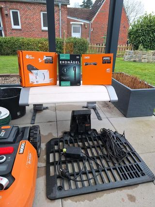 Cortacésped Worx Landroid M500 Plus + Accesorios