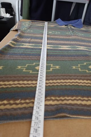 Camisa Polo Vintage 90s Aztec Oversize XL