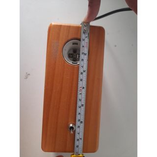 Lámpara madera mesa/pared