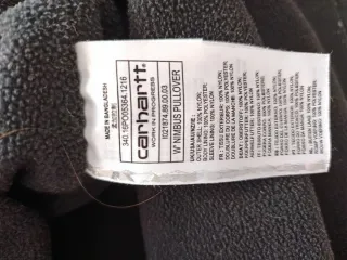 Anorak "Canguro" Carhartt Negro, M