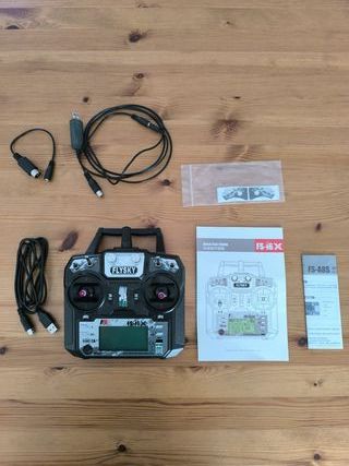 Mando Radio Control Flysky FS-i6X + adaptador PC