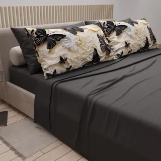 Set Lenzuola Cotone Tinta Unita Digitali