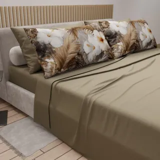 Set Lenzuola Cotone Tinta Unita Digitali