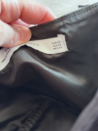 Vestido palabra de honor zara