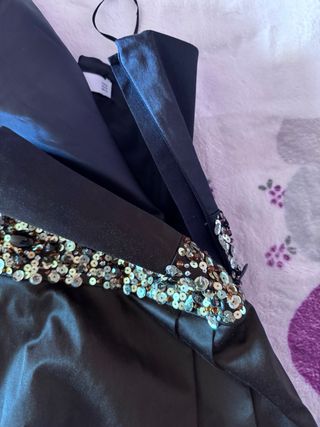 Vestido palabra de honor zara