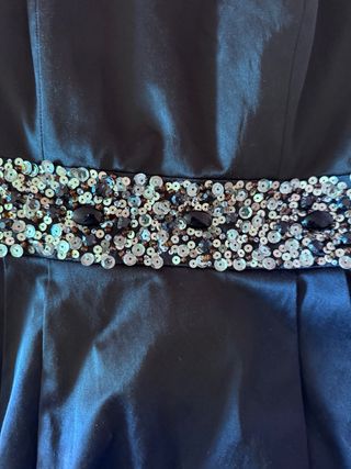 Vestido palabra de honor zara