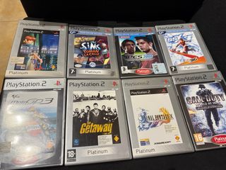 Lote 8 Juegos PlayStation 2 Platinum