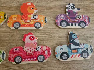 Puzzle Djeco Bolidanimo Madera Montessori