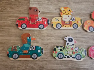 Puzzle Djeco Bolidanimo Madera Montessori