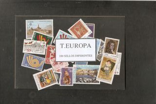 Colección 100 Sellos Europa Diferentes