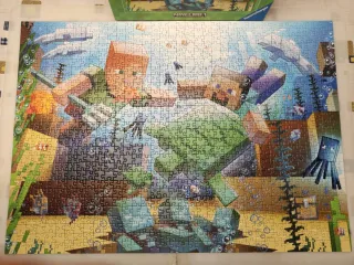 Puzzle Minecraft 1000 piezas Ravensburger