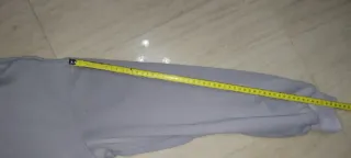 Sudadera gris con capucha juvenil talla S