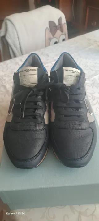 Philippe Model Scarpe Uomo Blu/Grigio